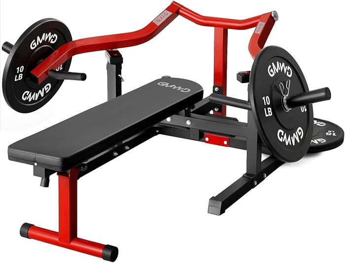 GMWD Chest Press Machine, Bench Press Machine with Independent Converging Arms, Adjustable Flat I... | Amazon (US)