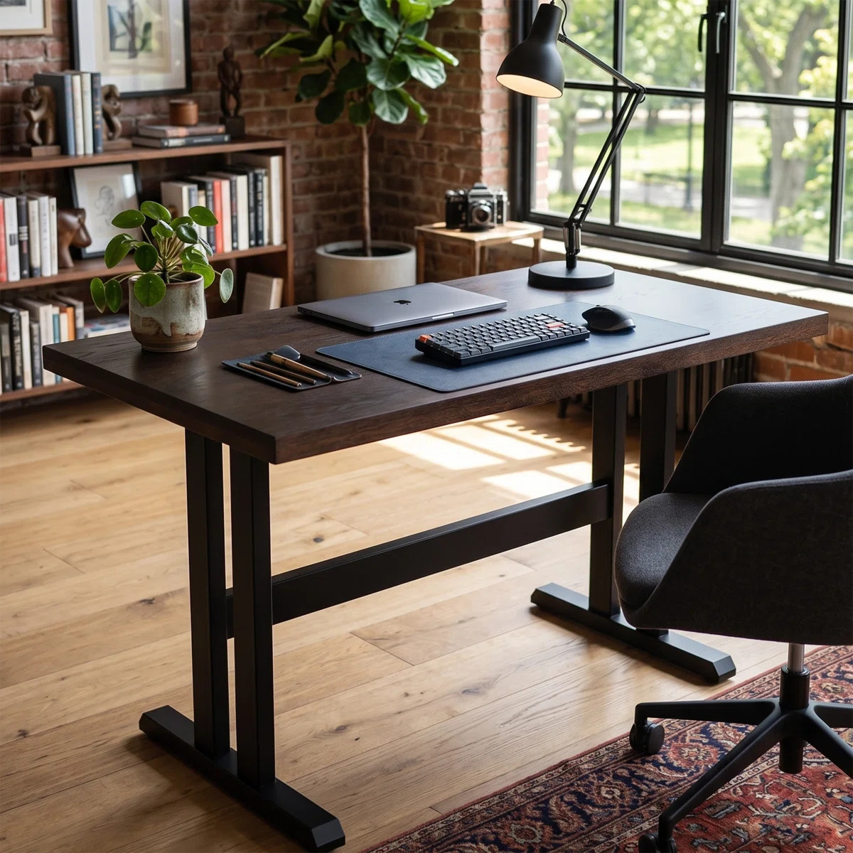 Weston 48" Solid Writing Desk | Wayfair North America