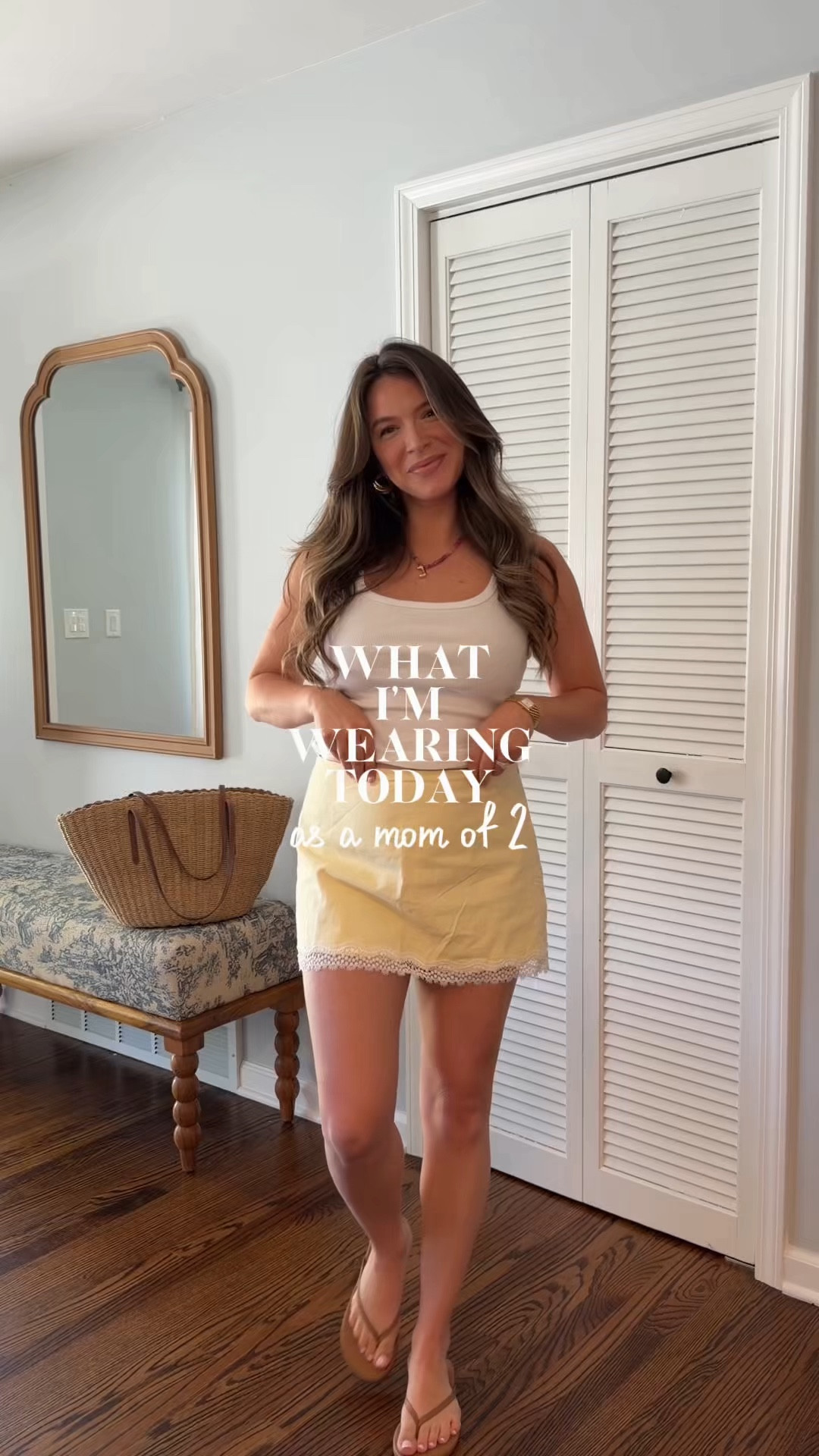 size small skort (runs oversized)
size medium in tank top
size medium in denim button up

everyday mom style, spring outfit ideas, mom outfit ideas, skort, what to wear

#LTKgrwm #LTKootd #LTKmomlife
