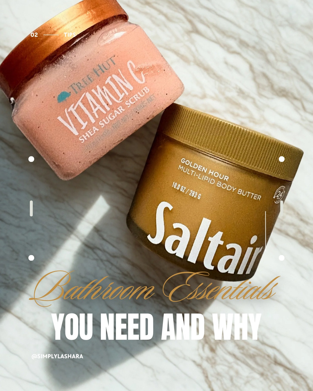 Bathroom essentials I’m loving lately 🛁✨ smooth, hydrated, glowing skin from start to finish. 