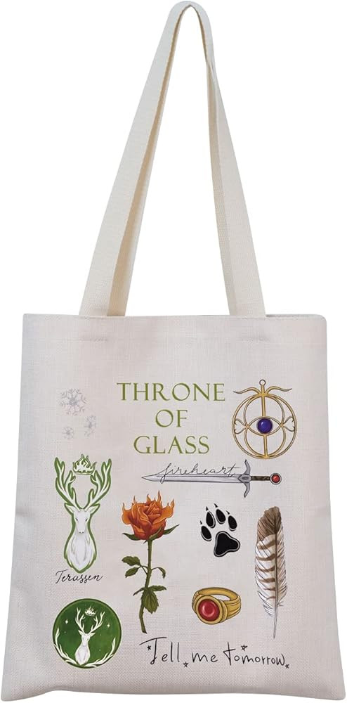 Throne Of Glass Merchandise Tote Fan Gift for Bookish Gifts Sarah J Maas Merch | Amazon (US)