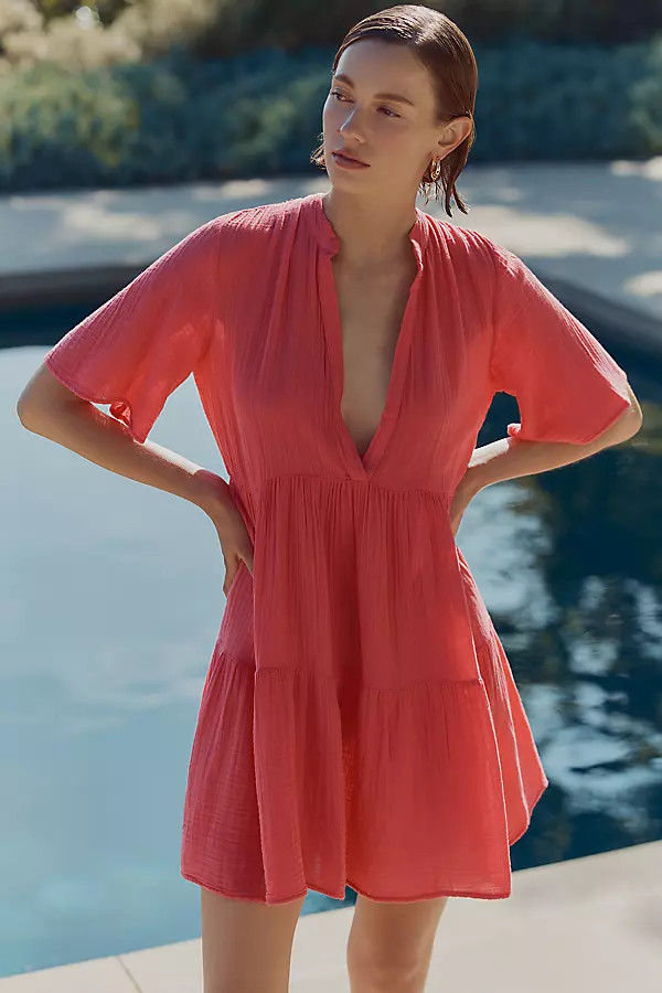 The Kallie Flowy Tunic Dress | Anthropologie (US)