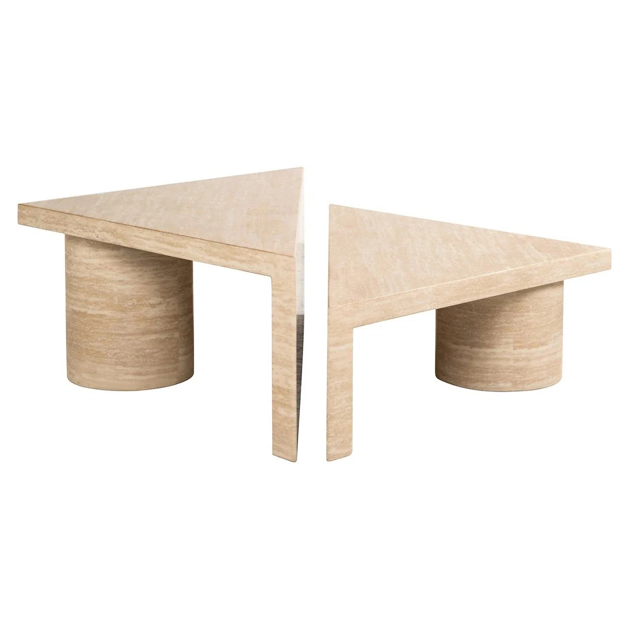 Fictus Double Pedestal 2 Bunching Table Set | Wayfair North America