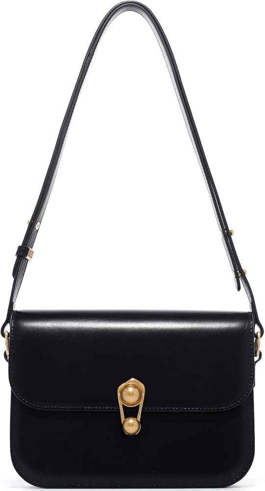 LA'FESTIN Leather Purse Small Bags For Women: Black Shoulder Handbags Crossbody Bag | Amazon (US)