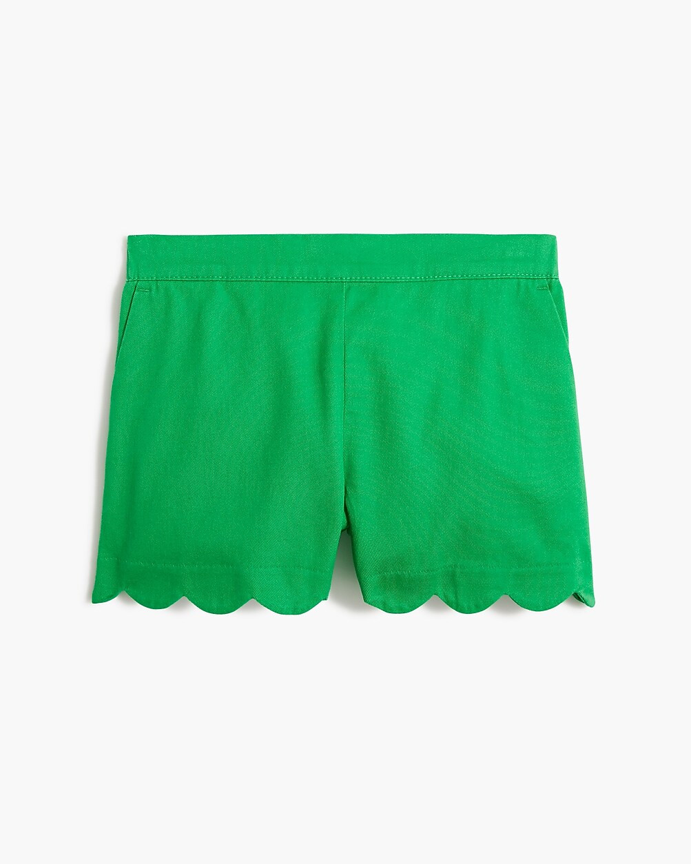 Girls' scallop-hem pull-on short | J.Crew Factory