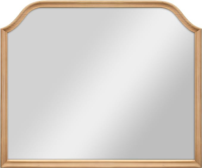 MCS Master & Co. Wood Arched Wall Mirror, Minimalist Decor Rectangle Mirror with Arched Top for E... | Amazon (US)