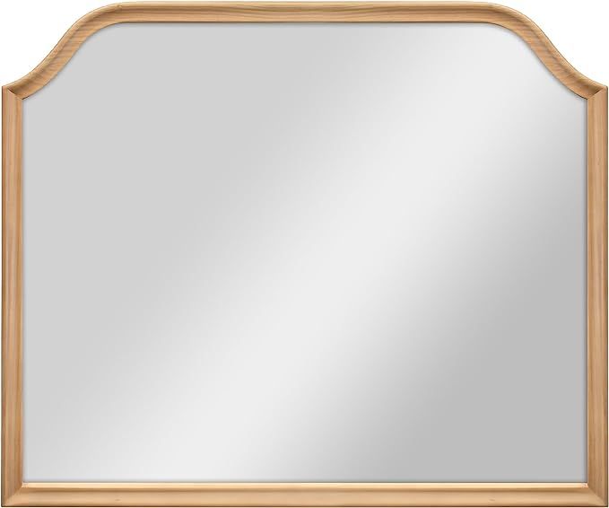 MCS Master & Co. Wood Arched Wall Mirror, Minimalist Decor Rectangle Mirror with Arched Top for E... | Amazon (US)