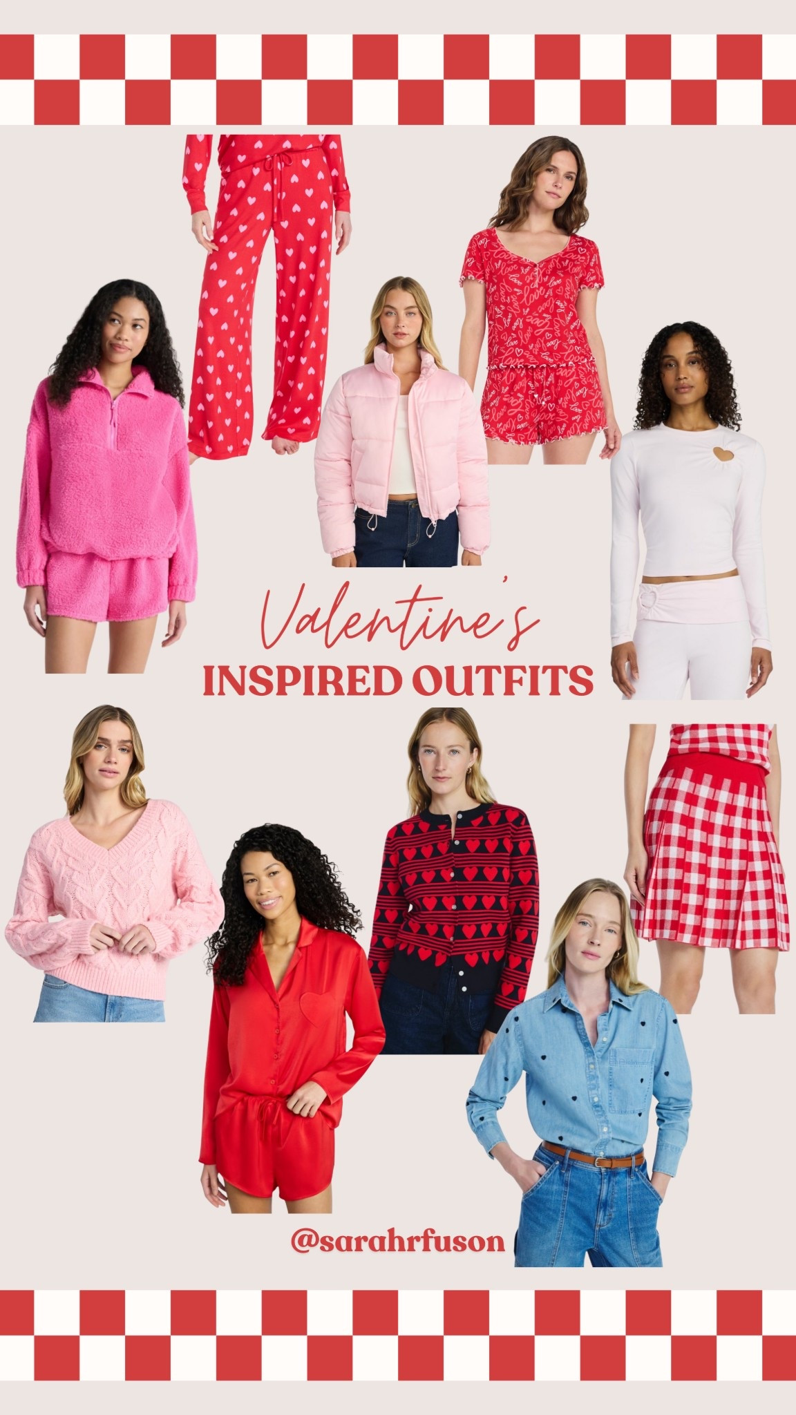 Valentines inspired outfits and fashion for women!
•••
Valentine’s Day style | Valentine’s Day fashion | Valentine’s Day outfits | women’s fashion | womens style ideas 

#LTKFindsUnder50 #LTKSeasonal #LTKMidsize