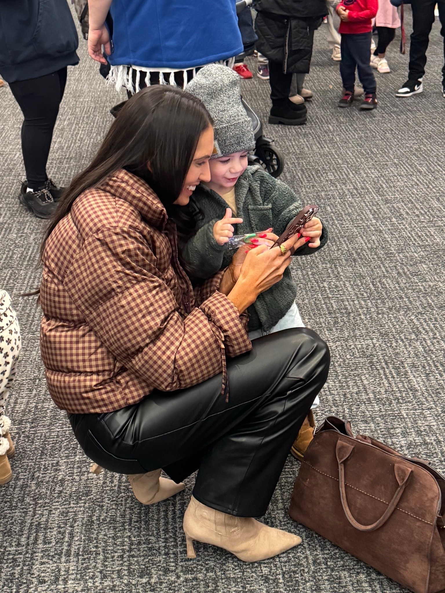 Loveeee this target coat 🎀 it’s so cute, wearing a size small 
Linking my leather pants too! So comfortable!  
My bag & boots (also so comfy) are Walmart! 

#LTKHoliday 

Comment SHOP below to receive a DM with the link to this post on my LTK ⬇ https://liketk.it/5FWpe #ltkfindsunder50 #ltkootd

#LTKootd #LTKdayinmylife #LTKFindsUnder50