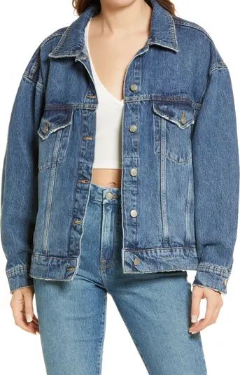 Oversize Denim Trucker Jacket | Nordstrom