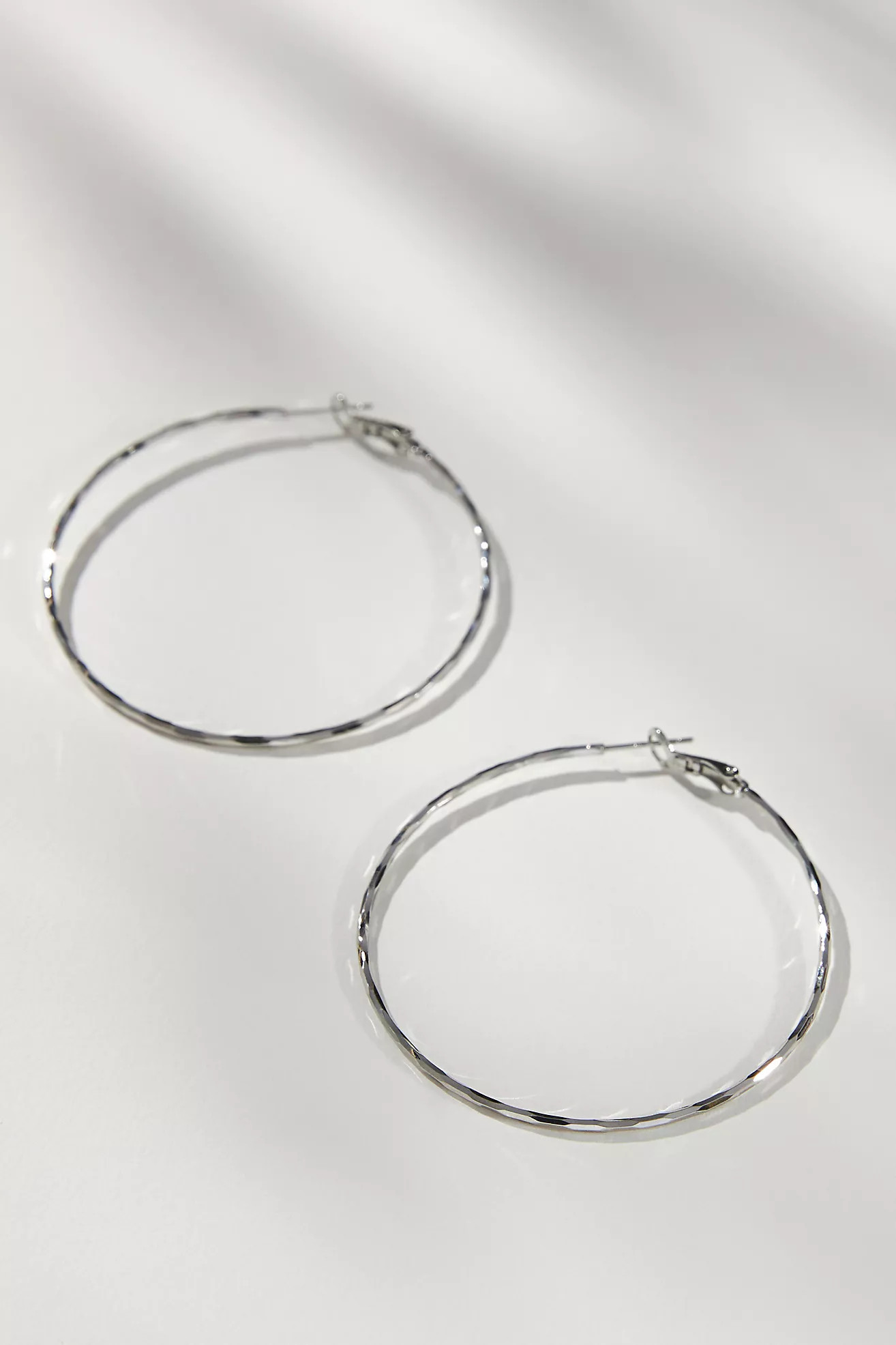 Large Chase Hoop Earrings | Anthropologie (US)