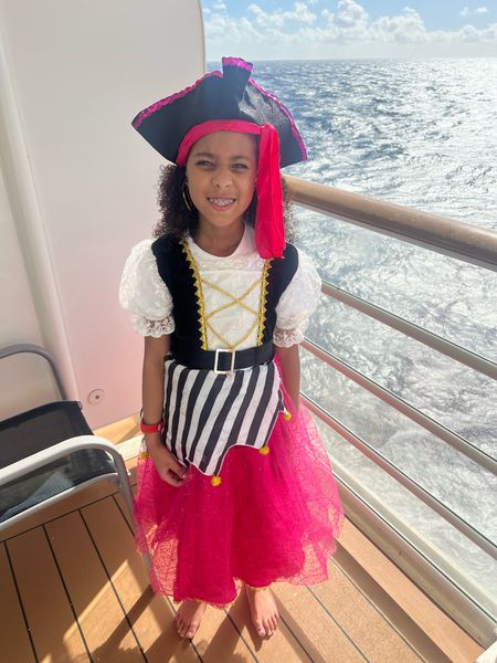 It’s too bright for pictures when your in a rush to get to all the fun activities on pirate night for your Disney cruise. Moms make sure you grab a pirate costume for your kids! A lot of kids participate. 🏴‍☠️ 

#LTKSeasonal #LTKHoliday #LTKkids