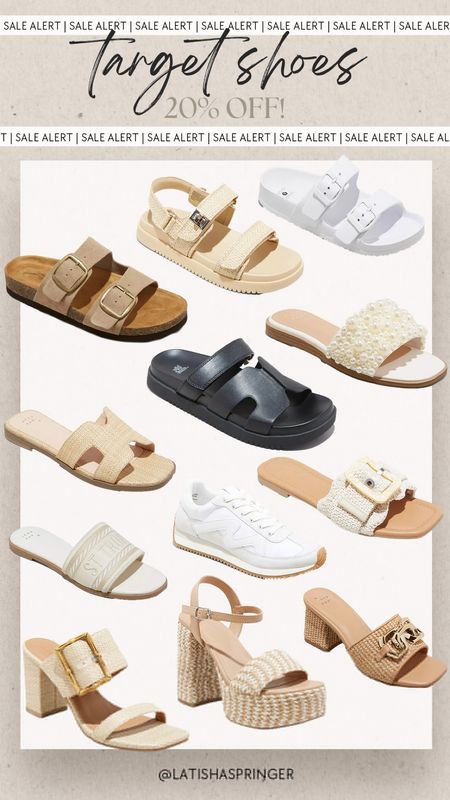 20% off Target shoes this weekend! 

#targetdeals

Target deals. Target shoes. Target sandals. Neutral spring sandals. Designer inspired sandals  

#LTKSeasonal #LTKshoecrush #LTKsalealert