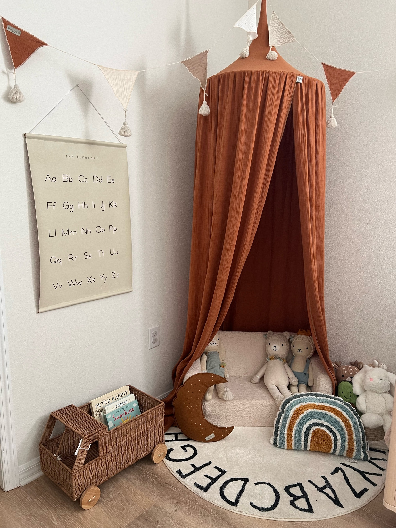 cozy reading corner 🤍

#LTKbaby #LTKhome #LTKkids