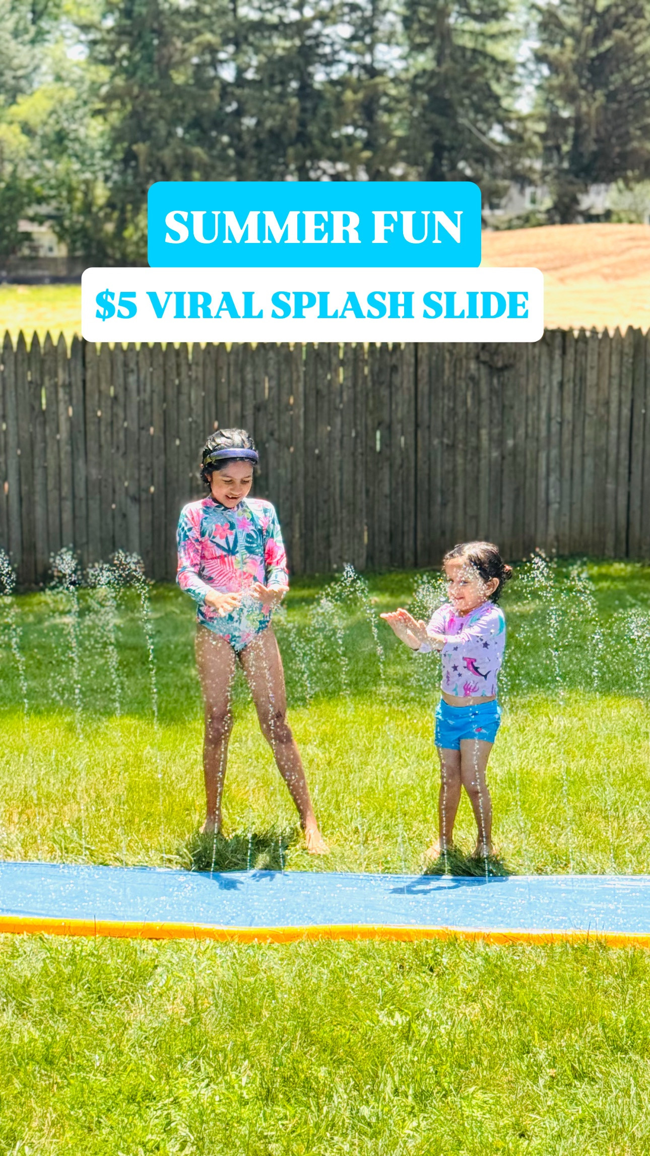 💦💦💦Making waves this weekend with our $5 splash slide from Target! The kids couldn’t get enough of the high-speed thrills and splash-tastic fun. 🌊✨ Just roll it out, hook it up, and let the good times flow! 💦 #SummerVibes #BackyardFun #WaterSlideAdventures #MomHacks #ParentingHacks 

#SummerBreakActivities #FunWithKids #ToysForKids #ViralToys #NYCBlogger 

#LTKKids #LTKFindsUnder50 #LTKFamily