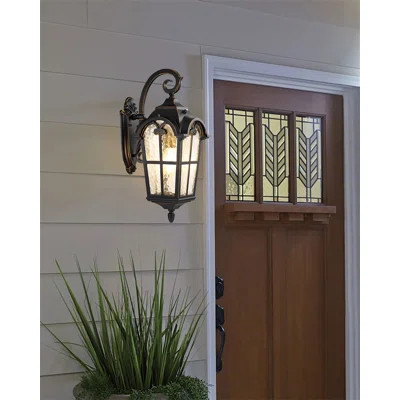 Dusk To Dawn Outdoor Wall Light – Porch Sconce With Vintage Charm | Wayfair North America