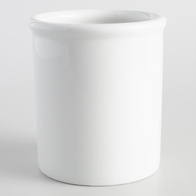 White Porcelain Utensil Holder | World Market