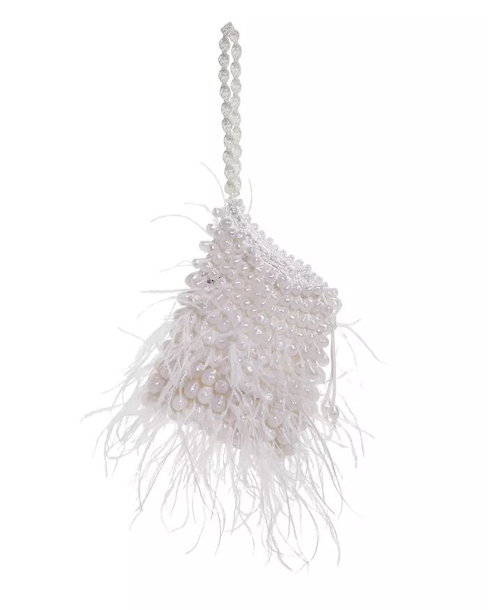 Dory Ostrich Feather Beaded Wristlet | Bloomingdale's (US)