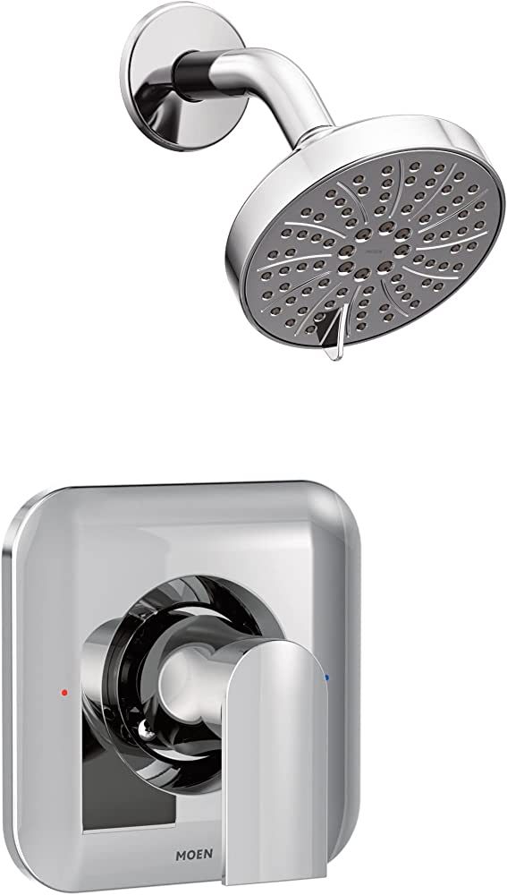 Moen Genta LX Chrome Posi-Temp Pressure Balancing Eco-Performance Modern Shower Only Trim, Valve ... | Amazon (US)