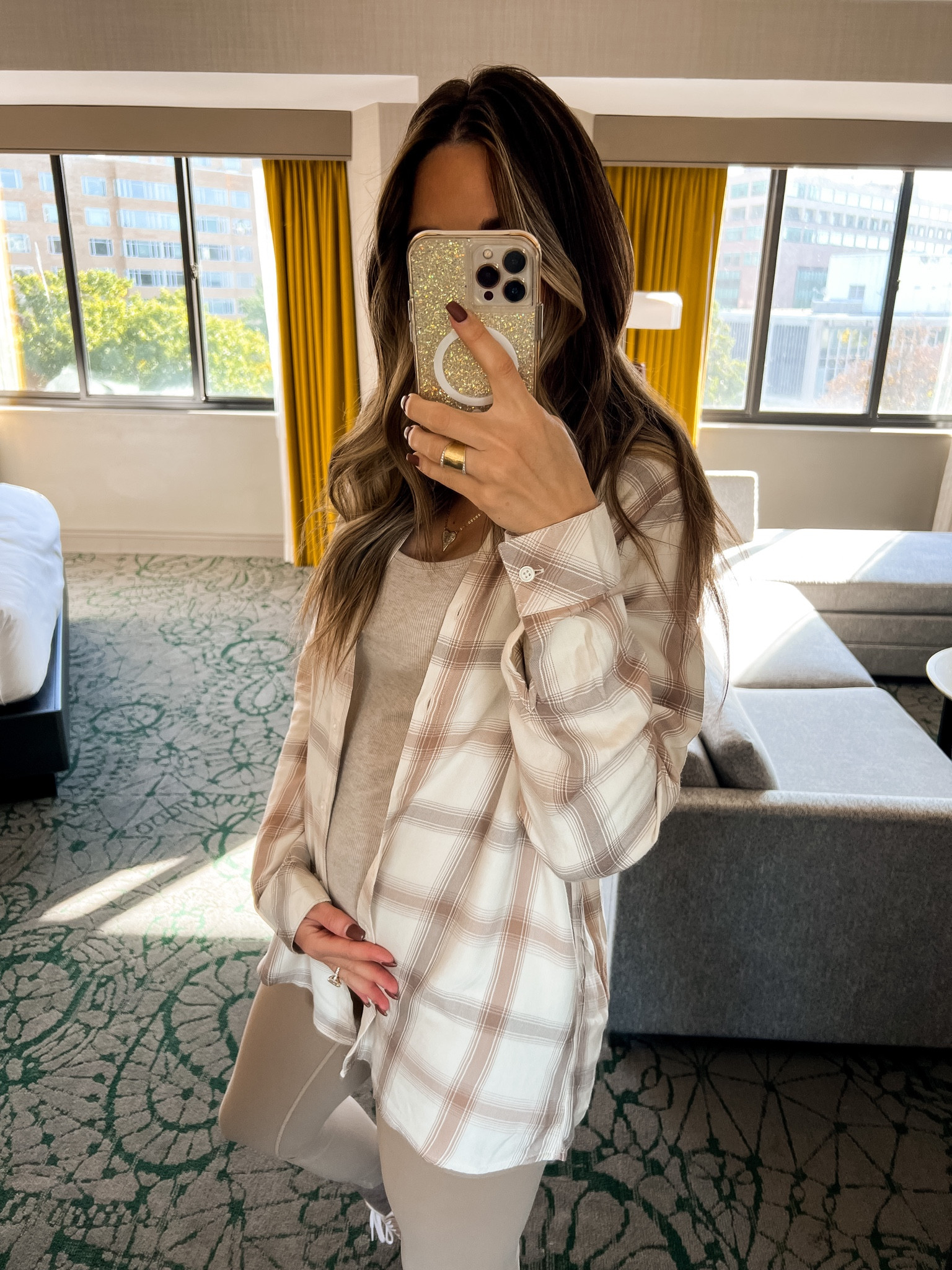 Plaid flannel button up fall fashion shacket! 

#LTKunder50 #LTKsalealert #LTKstyletip