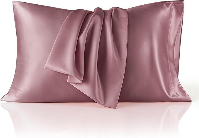 Bedsure Satin Pillowcase for Hair and Skin Queen - Silky Pillowcase 2 Pack with Envelope Closure,... | Amazon (US)