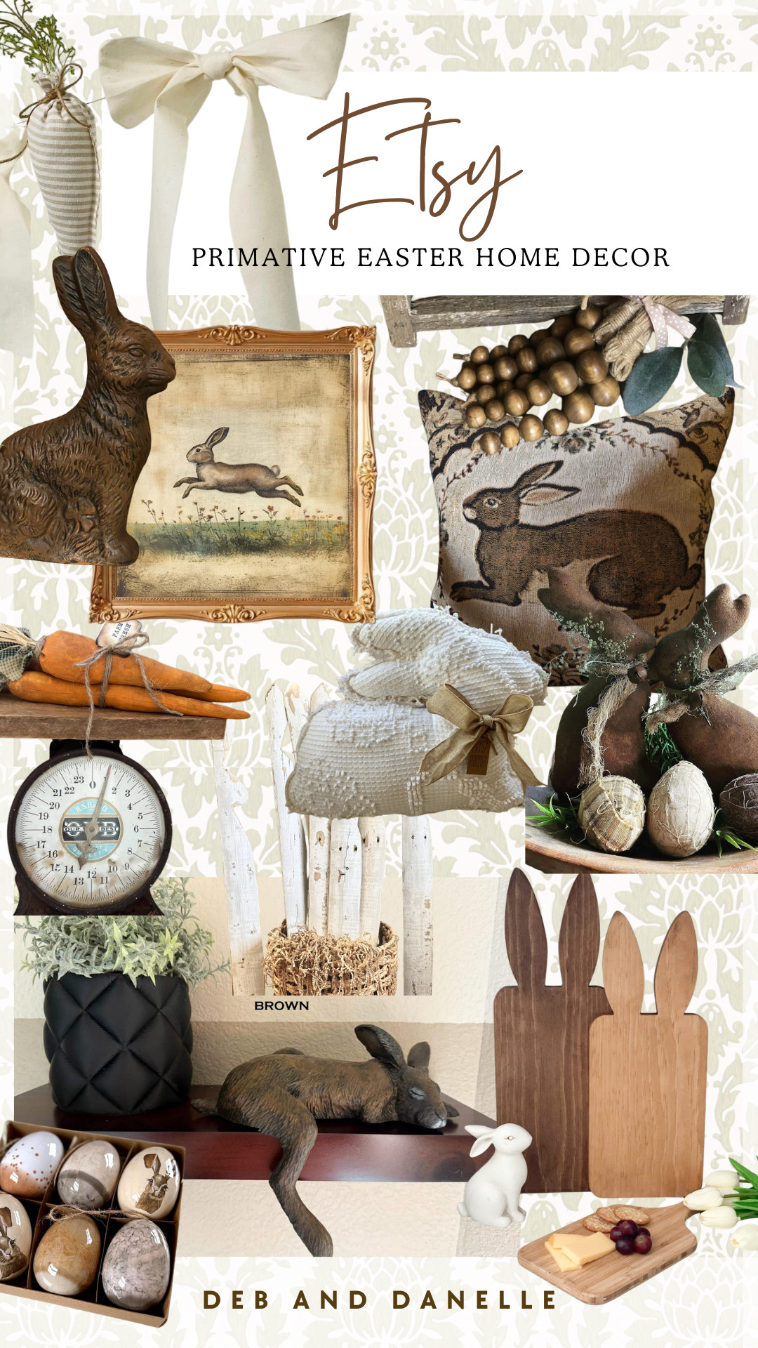 I love the primitive home decor options for Easter and Spring from @Etsy. Here are some pieces that caught my eye that fit the decorating style of our home.  

 #LTKSeasonal #LTKHome