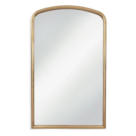 Bassett Mirror Brookings Leaner Mirror in Antique Gold Leaf Finish M4218 | Walmart (US)