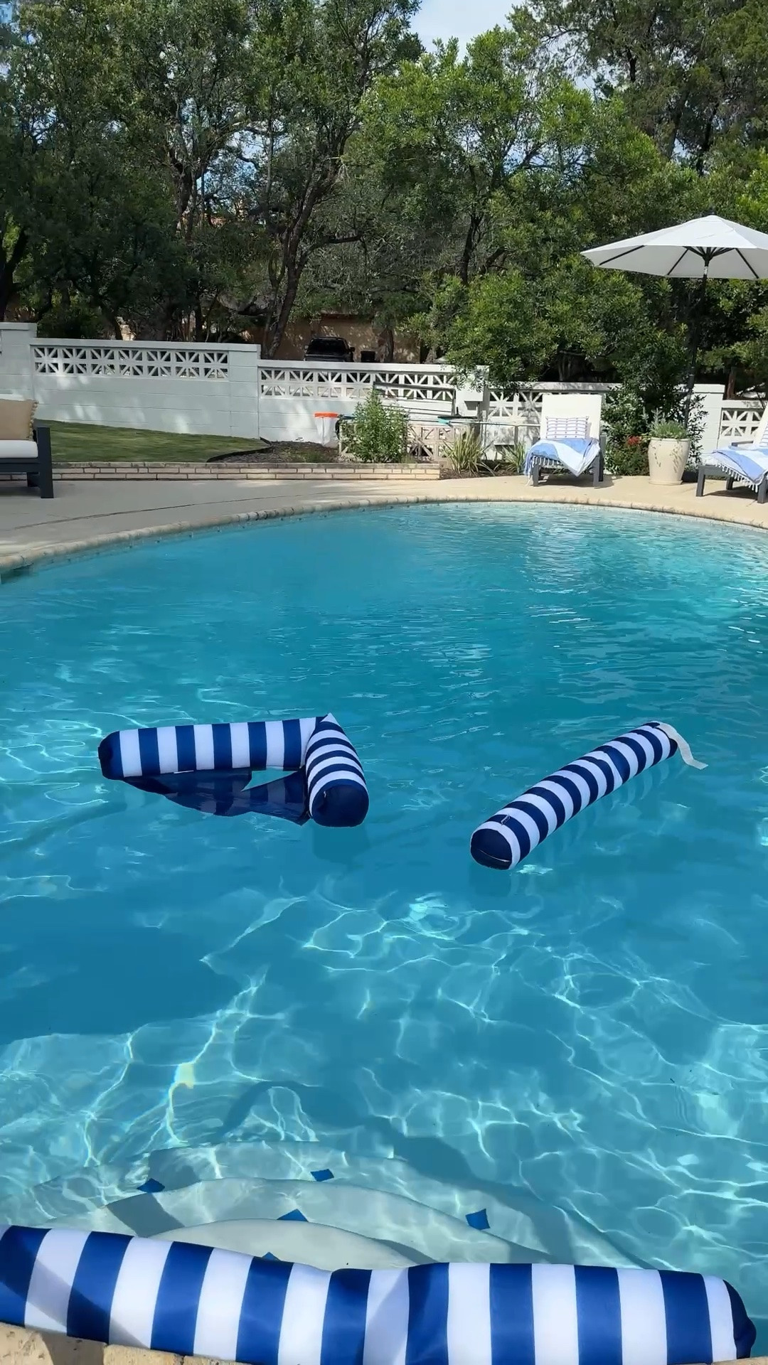 Blue & White Pool Floats on Sale ☀️💙

These blue and white striped pool floats have been one of our favorite summer finds! They’re lightweight, comfortable, easy to move around the pool, and surprisingly supportive. We had family and friends using them all weekend, and they held up beautifully. The best part? They store easily when not in use. If you’ve been wanting to refresh your pool for summer, they’re currently on sale and worth grabbing before they’re gone!

#SummerStyle #PoolsideLiving #OutdoorEntertaining #BlueAndWhiteDecor #LTKHome