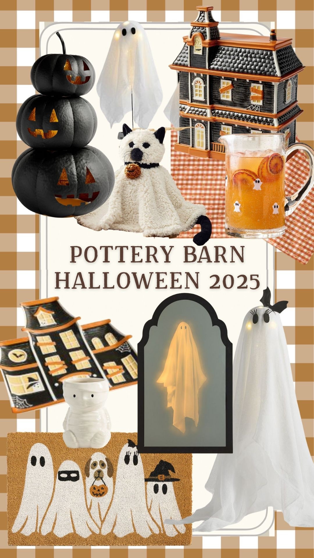 If you love Pottery Barn Halloween decor, you’re in for a treat! 🎃 I rounded up the cutest Halloween decorations for 2025, and they’re a mix of spooky and sweet. These pieces are perfect for cozy Halloween styling—from Halloween porch decor to ghost-themed table accents.
This collection includes: – A set of stacked black metal jack-o’-lanterns – A haunted house cookie jar and tray in classic black and orange – A mirror with a ghost reflection that adds just the right chill – A light-up ghost girl with a bow that’s adorable for your front porch – A ghost print doormat, mummy mug, and a charming ghost pitcher – Tiny ghost table decorations – And the sweetest stuffed cat dressed as a ghost
These pieces are perfect if you're decorating with ghost Halloween decor, light-up Halloween accents, or cute Halloween decorations for your home. Tap to shop my favorite Pottery Barn fall finds for 2025 and add a little spooky cute style to your space this Halloween!


#LTKSeasonal #LTKHome #LTKParties