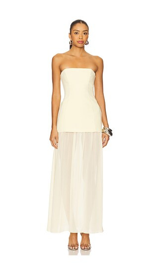x REVOLVE Linda Dress in Cornsilk | Revolve Clothing (Global)