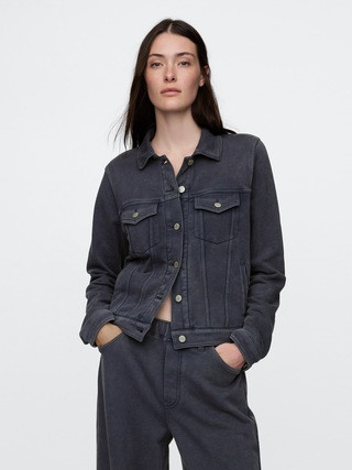 Heavyweight French Terry Icon Denim Jacket | Gap (US)