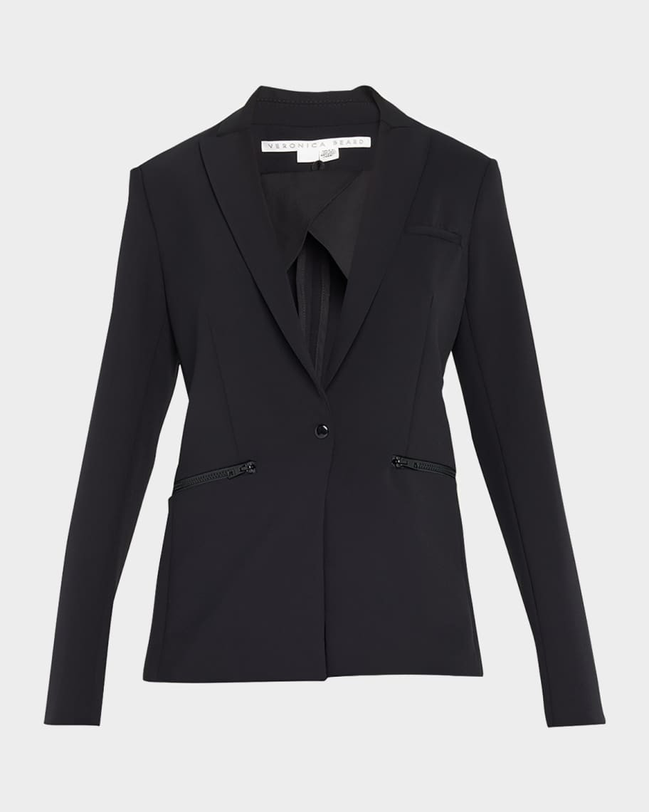 Veronica Beard Bi-Stretch Scuba Jacket | Neiman Marcus