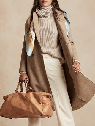 Unlined Italian Melton Car Coat | Banana Republic (CA)