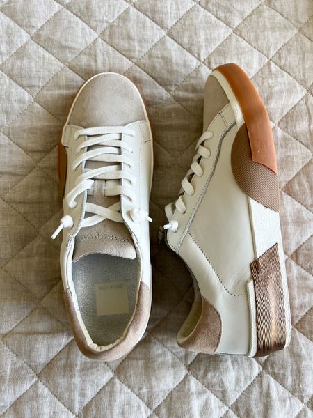 The Zina is a classic leather sneaker. Sleek with muted colors. Lots of color combos available!  Fits tts. Snug at first, but loosens up! 

#LTKMostLoved #LTKshoecrush #LTKtravel