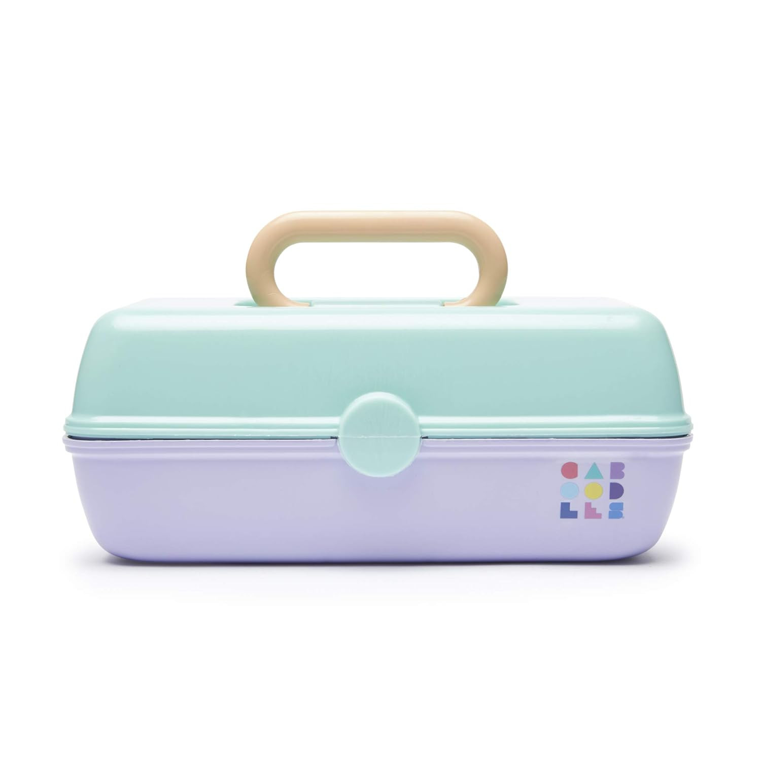 Caboodles Pretty in Petite Vintage Case, Seafoam Lid and Lavender Base | Amazon (US)