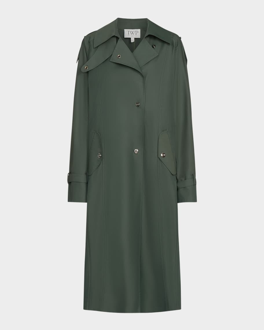 TWP Bogie Long Trench Coat | Neiman Marcus