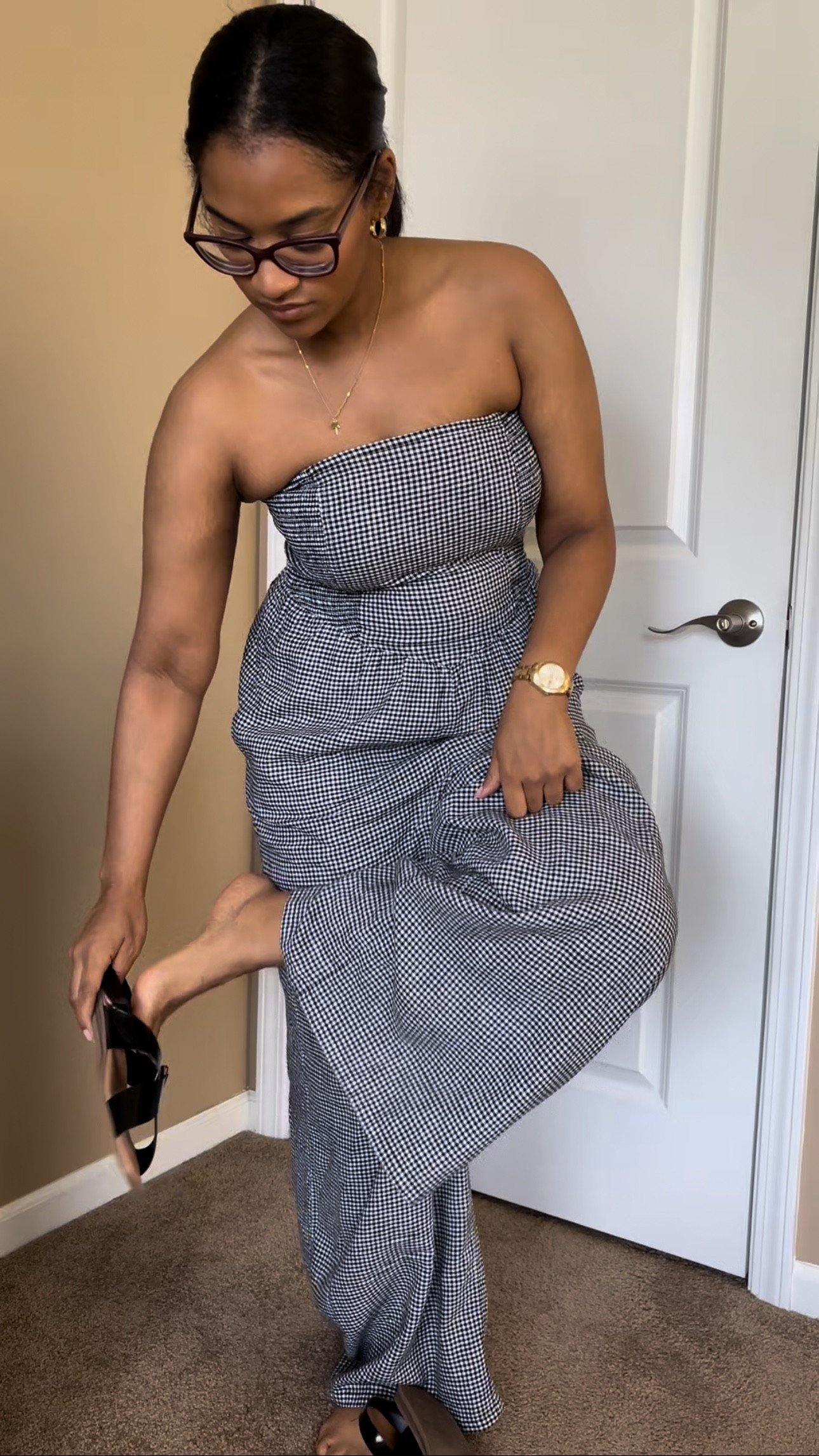 gingham is still the print for the season and this jumpsuit from Aerie was a great buy! 😍 I linked similar black and white gingham options below✨

#LTKStyleTip #LTKFindsUnder100 #LTKSummerEdit