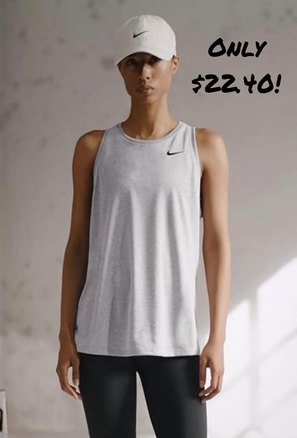Love the fit of Nike Women's Dri-FIT Legend Training Tanks, and the Gray version is on sale in all sizes for only $22.40 today! These are excellent for working out in, lounging in or even sleeping in since they’re so comfy. Great deal!


#LTKActive #LTKSaleAlert #LTKootd