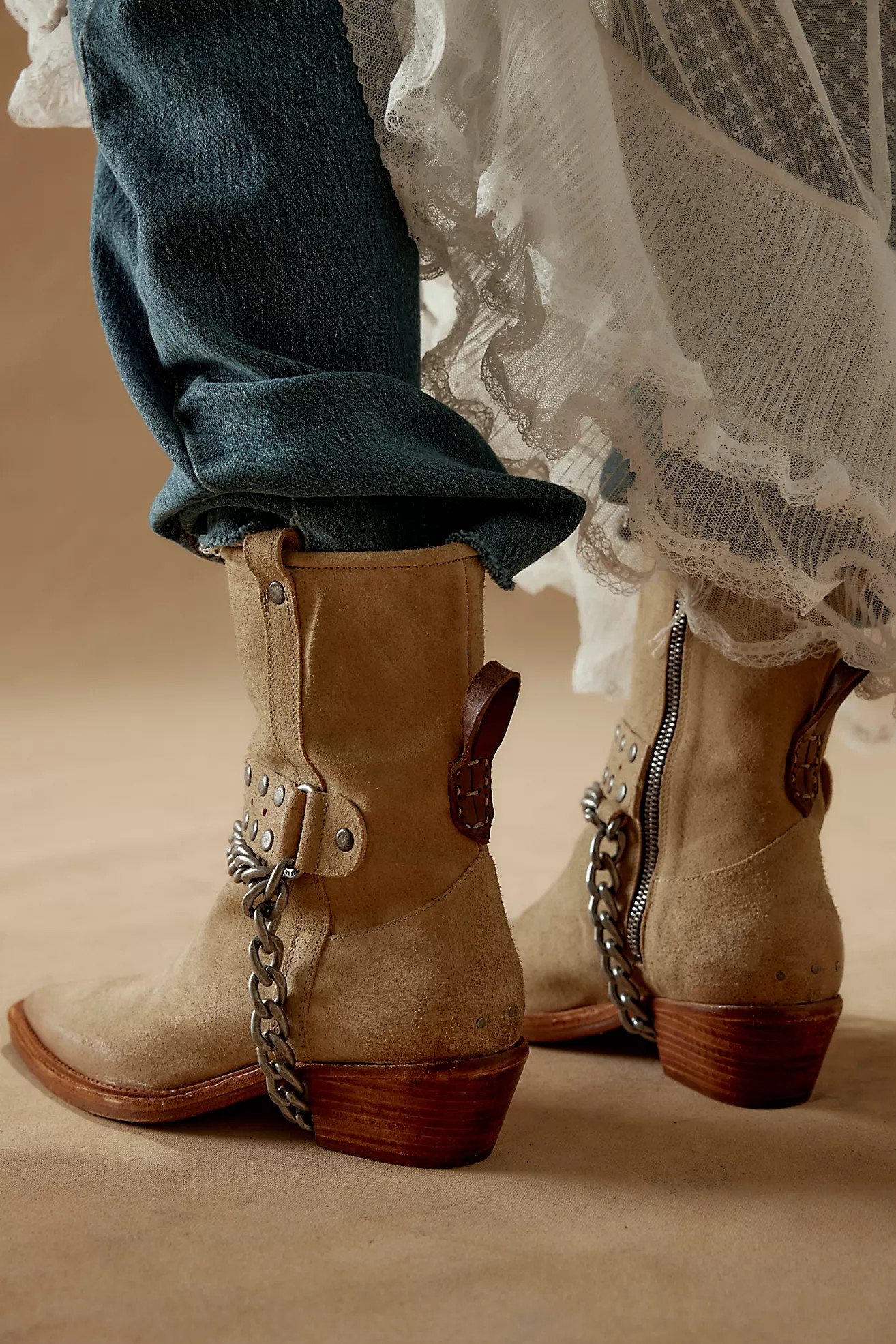 We The Free Aiden Chain Boots | Free People (Global - UK&FR Excluded)