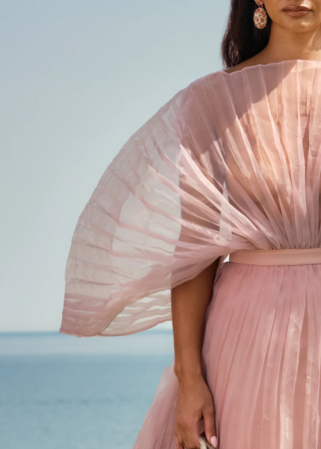 SOMBRA BODYSUIT - POWDER PINK | ANDREA IYAMAH