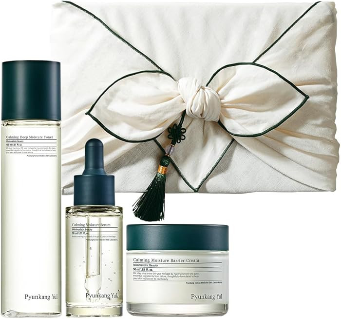 Pyunkang Yul PKY Calming Skincare Gift Set with Premium Gift Wrapping, Vegan, Korean Skincare (3-... | Amazon (US)