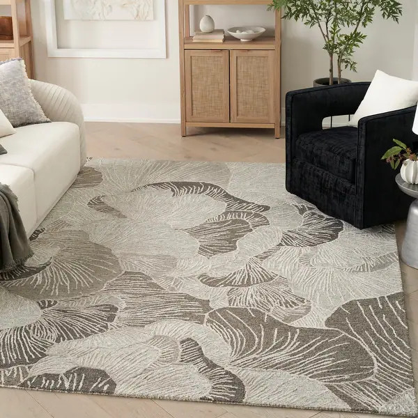 Nourison Avra Indoor only Floral Handmade Wool Area Rug - Bed Bath & Beyond - 40650959 | Bed Bath & Beyond