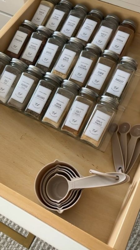 Amazon spice drawer, Amazon home, organization, kitchen organization 

#LTKhome #LTKVideo