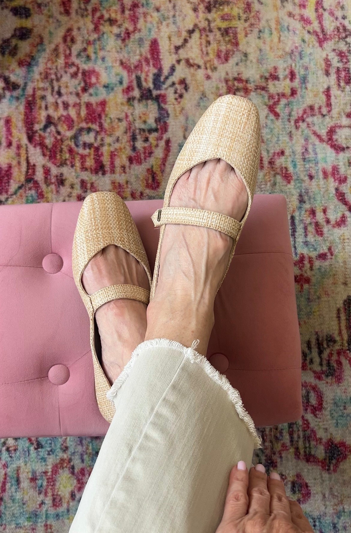 The perfect flat.  A mix of square/ballet/pointy flat. Several colors and feel like your walking on a cloud. Spring shoes. Flats. 

#LTKootd #LTKgrwm #LTKPetite