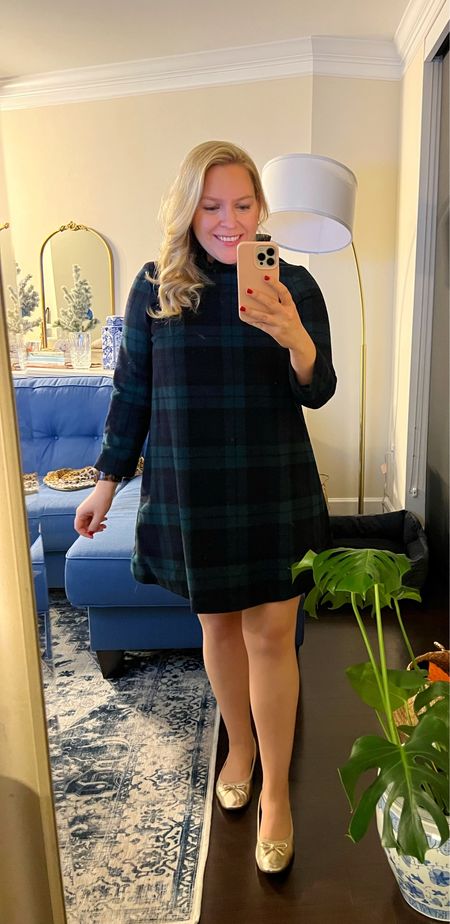 A holiday dinner date night outfit 
Dress: Tuckernuck 
Shoes: J.Crew Factory 
#tuckernuck #jcrewfactory #classicstyle #preppy #preppystyle #size10 #size10style 

#LTKparties #LTKHoliday