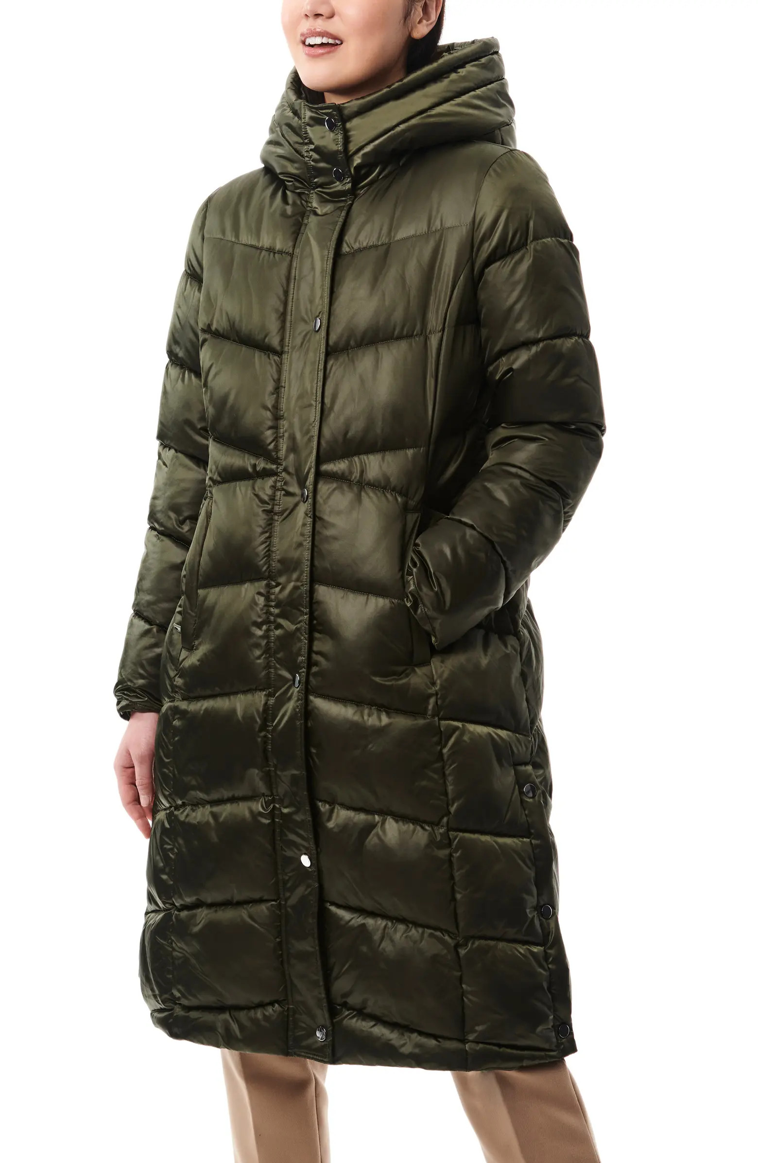 Bernardo Shiny Insulated Puffer Coat | Nordstromrack | Nordstrom Rack
