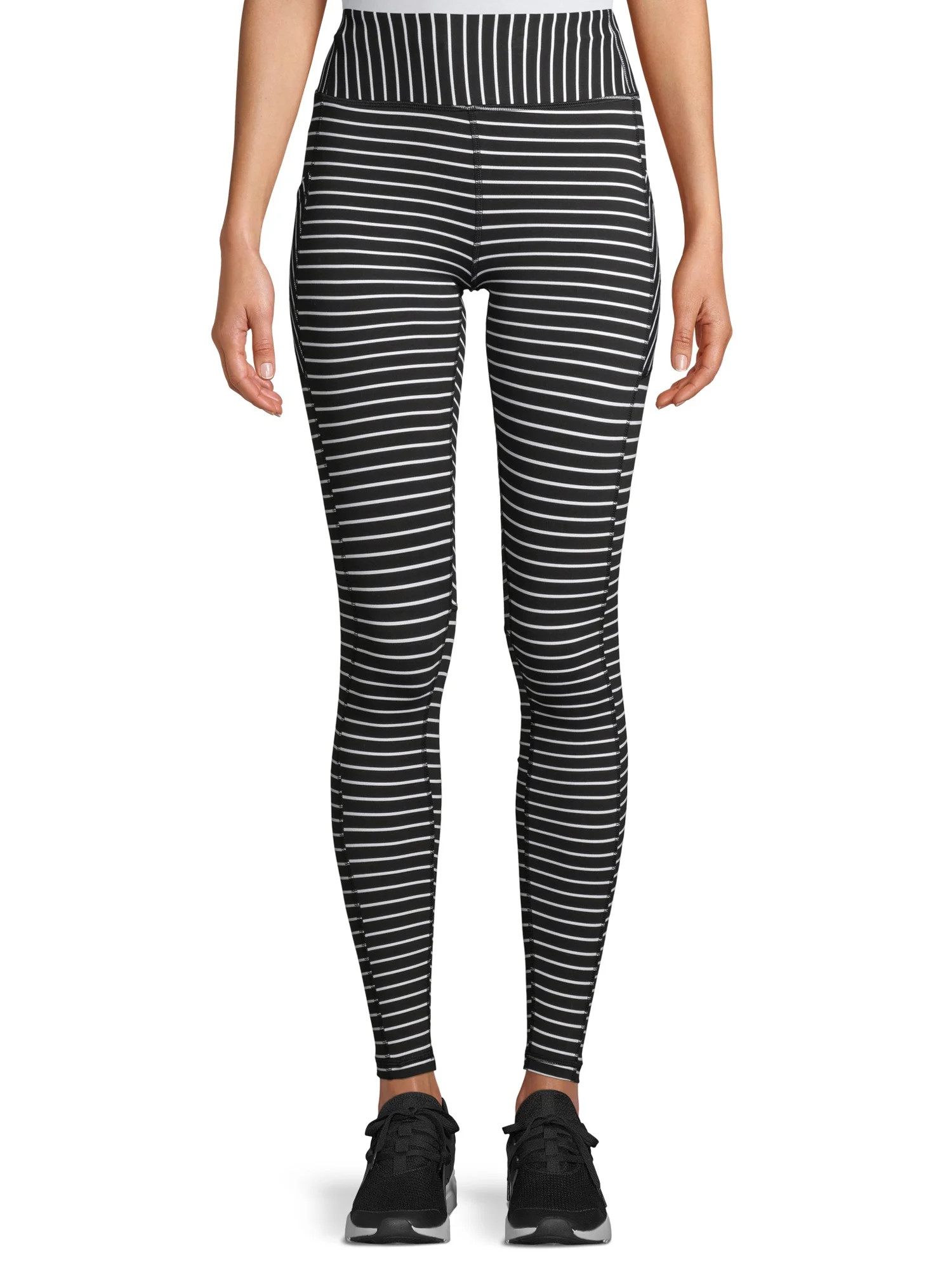 Avia Women's Active Performance Striped Leggings | Walmart (US)
