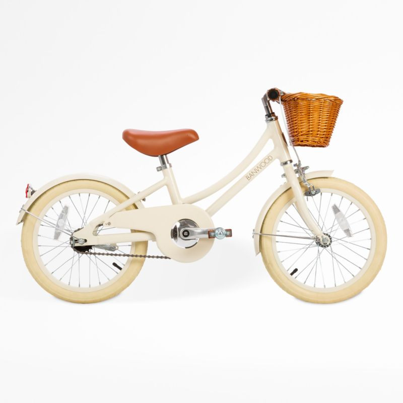 Banwood Classic Cream Kids Bicycle | Crate & Kids | Crate & Barrel