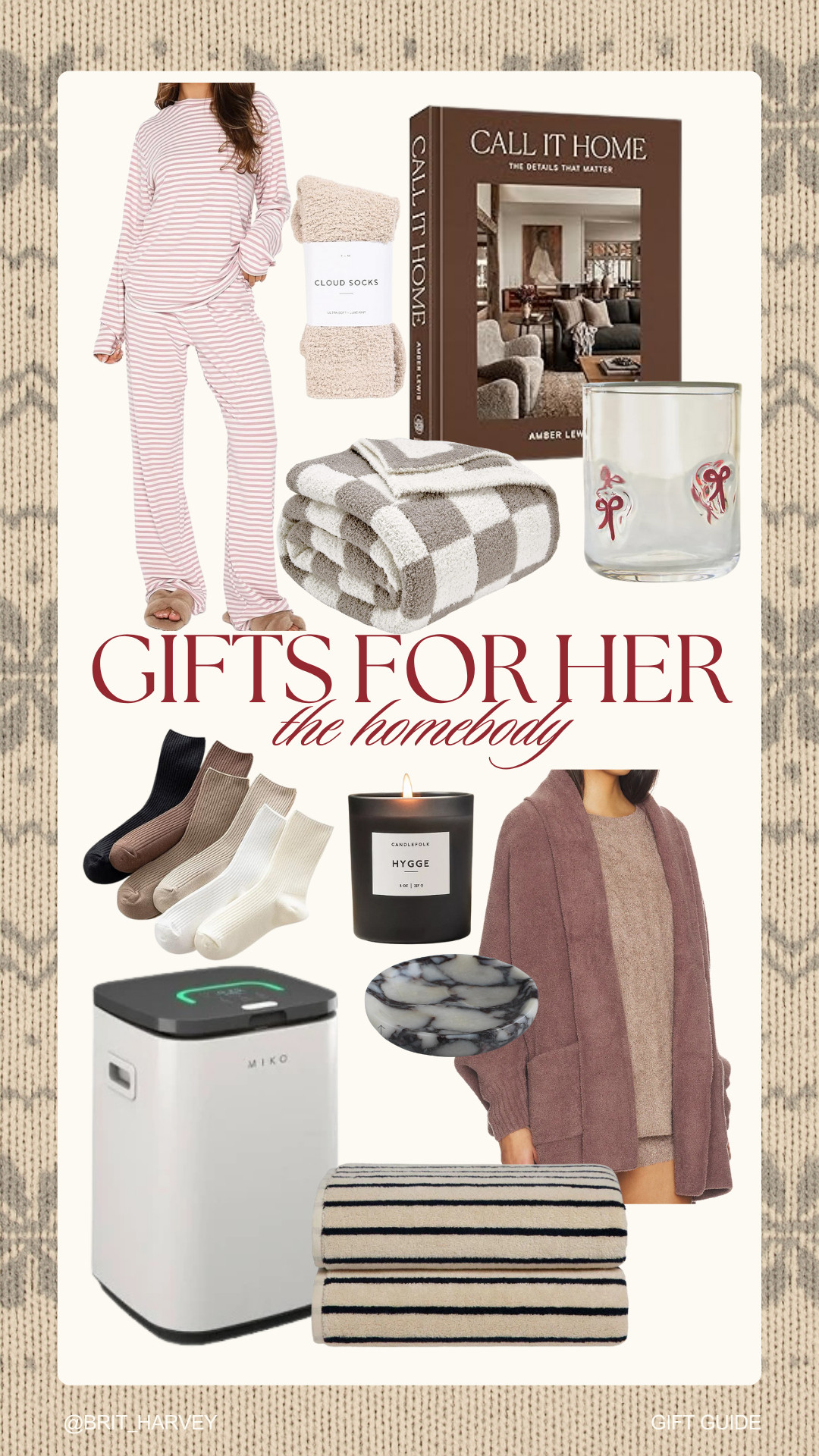 Holiday Gift Guide 🎁 | For the Homebody.
Soft sets, cozy throws, and little luxuries that make staying in feel extra special. Perfect for the girl whose favorite place to be is home. 
#GiftsForHer #CozyGifts #HomebodyStyle #HolidayGiftGuide #LTKHome 

 