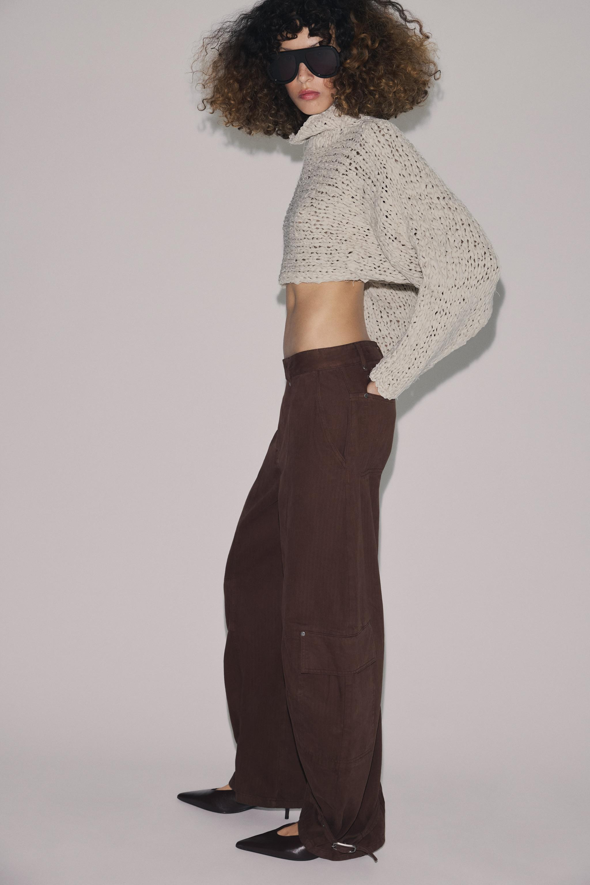 ZW COLLECTION BARREL CARGO TROUSERS | Zara AU
